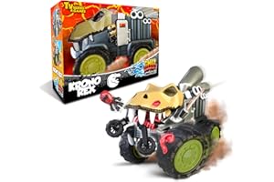 Swap Riders - Camión KRONO Rex, Monster Truck, vehículo de Carreras, temática Dinosaurio T-Rex, 1 Figura Exclusiva del Rider, fichas Intercambiables, niños y niñas + 4 años, Famosa (WAP00000)