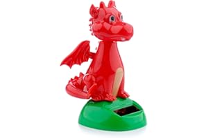 PUCKATOR Solar Pal - Decorazione ad Energia Solare - Drago Gallese -