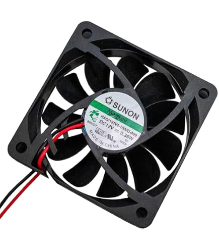 Fan 12V DC 0,78W 60x60x20mm 32,3m³/h 4200U/Min 32,3m³/h Sunon