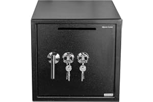 Genie Hand – Coffre-Fort avec Double Serrure – 2 Croisée Serrure – Fente Anti-Pêche (De Dépôt)