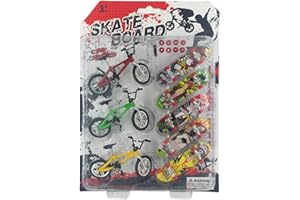 Drasawee Funny Party Favors Educational Finger Toy Mini Finger Sports Skateboards/Bikes/Swing Board with Endoluminal Metallic Stents