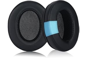 Laipuke Zapasowe nauszniki kompatybilne z HyperX Cloud Flight Stinger bezprzewodowe i przewodowe słuchawki Bluetooth, zastępcze nauszniki, skóra proteinowa pianka