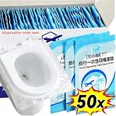 TİNEKE 50 Pieces Disposable Toilet Seat Toilet Seat Toilet Seat Toilet Seat Dispenser