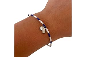 Beadlet Rangers Football Club Fan Beaded Bracelet With Tag & Heart Charm