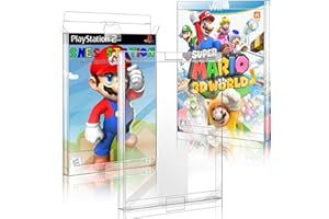 COLLECTHALL Video Game Protector-Game Box Protector, Game Cases Compatible for Xbox, PS2, WII, GameCube and DVD -(Ultimate 10 Packs)