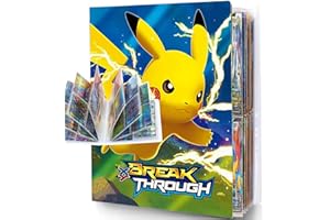 BSDPPT Album raccoglitore Carte da Collezione di Giochi, Raccoglitore Carte 30 Pagine,Libro di carte con un massimo di 240 carte-LMK3