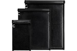 VALART Feuerfeste dokumententasche und wasserdichte beutel keyless go schutz fächermappe tresor Faraday bag schutz schlüsseltasche für Dokumente Geld und Schlüssel mit RFID-Schutz (Three Sizes XL-L-S)