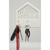 Home Yazılı Dekoratif Anahtarlık Askısı, Dekoratif Anahtarlık Askısı (Beyaz)