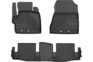 MOTOS Gummimatten Auto Fussmatte passend für Toyota IQ 2008-2015 Hatchback Verbessern Sie Ihren Reisekomfort mit Antirutschmatte Auto No.77 - Allwetter fußmatten Auto, Schutz vor Verschmutzung