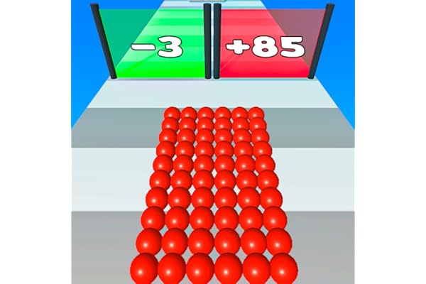 Lienzo Correr Carrera 3D - Rodar Bola Apuro - Bolas Correr Juegos