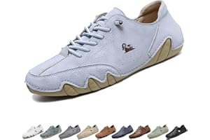 LOVEWLVNCL Unisex Comfortable Hike Barefoot Shoes, Outdoor Slip On Beck Shoes Casual Non-Slip Breathable Lightweight Walking Shoes for Driving & Commuting Loafers(Color:Light Blue,Size:42 EU)