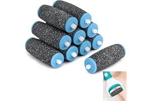 EHOMIIII Scholl - Juego de 10 rollos de repuesto para eliminar callos Scholl, extra gruesos, rollos de repuesto Scholl Velvet Smooth, para eliminar la piel dura, pedicura y cuidado de los pies