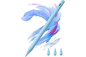 KINGONE Stylet pour iPad 2018-2025, Stylet iPad à Charge Rapide USB-C, avec rejet de Paume et détection d’Inclinaison, Compatible iPad 11/10/9/8/7/6, Pro M4/12.9/11/13", Air 3/4/5/M2/M3, Mini 7/6/5