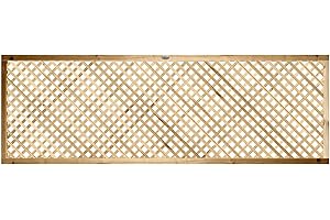 PREMIER GARDEN SUPPLIES 183cm x 60cm (6x2) Elite Privacy Diamond Trellis/Lattice Garden Screening Wood Fence