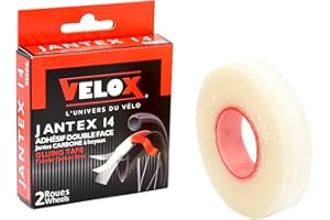 Velox Jantex 14 Double Sided Carbon Rim Tubular Tape, Transparent, 18mm