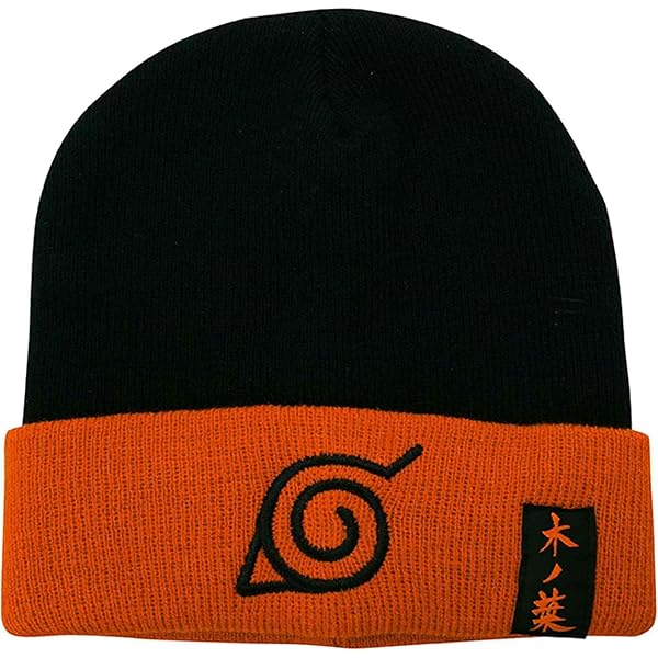 Akatsuki - Nuage Rouge Et Frais - Chapeau De Laine Chapeau D'hiver Roll Cap Animé Bonnet Marin Unisexe Pièce