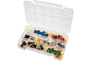 Akro-Mils 5705 Plastic Parts Storage Case for Hardware and Craft, Small, Clear