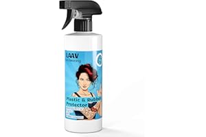 LAAV Nettoyant Plastique Voiture Interieur et Exterieur Renovateur Plastique Voiture Interieur Produit Nettoyage Voiture Nettoyant Tableau de Bord Voiture 500 ml