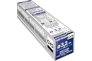 GYS - ELECTRODES Rutiles Acier Ø 3.2 E6013 - ETUI de 165 - CONSOMMABLE Soudure MMA - Toutes positions - A L'electrode - Amorcage Des 40V