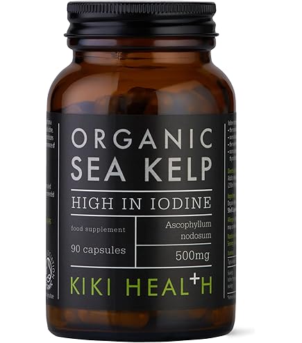 KIKI Health Organic Sea Kelp Iodine Supplement | Thyroid Support Natural Antioxidants | Immunity & Metabolism | Gluten- & GMO-Free, 90 Capsules, 500mg - View #3
