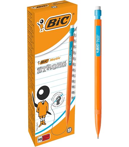BIC Xtra Smooth Druckbleistifte – 0,7 Mm, Mit Radiergummi, 24 Stück – Ideal Für Schule, Büro & Tests