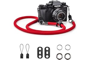 VOVMOEYA Correa Cámara, correa para el cuello y el hombro para cámara Fujifilm XS20 XT5 XH2S Canon EOS R6 R7 R8 R10 R50 Sony A6700 A7C II A7IV A7R IV