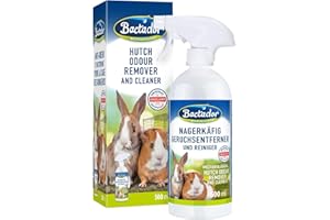 Bactador Eliminador De Olores Y Manchas Para Jaulas De Roedores 500ml - Limpiador Enzimático Microbiológico Eliminador de olores - Contra Las Heces Y Los Olores De Los Animales neutralizador de olores