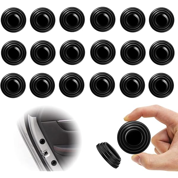 20Pcs Protezioni Per Portiere Auto In Silicone - Ammortizzatori Antivibrazione | Antigraffio E Impermeabili - Foto 5