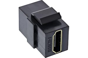 InLine 76202M HDMI Keystone Snap-In insats 4K/60 Hz, HDMI A hona/hona