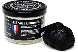 French Black Garlic - Tête d'Ail Noir Français de Piolenc - Ingrédient Culinaire de Prestige - Antioxydant Naturel, Riche en Vitamines et Oligo-Éléments - 80 Grammes