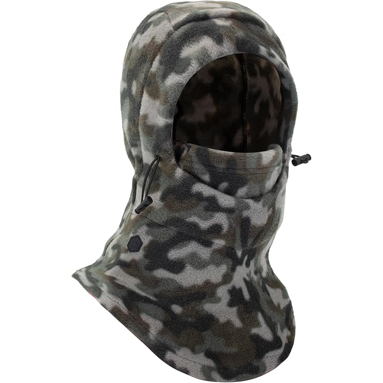 AYPOW Warme gebreide wintermuts met nekwarmer voor vrouwen, winddicht, flexibel, zacht, dik fleece gevoerd gezichtsmasker, beanie-muts met pompom, outdoor balaclava skimasker, snood capuchon