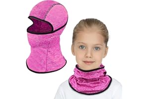 GOZINA Sturmhaube Kinder, Winter Winddicht Sturmmaske für Junge Mädchen 2-5 Jahre alt, Warm Balaclava Skimaske Kinder, Sturmhaube Mütze mit Halswärmer für Outdoor-Sport, Radfahren, Skifahren