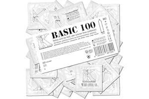 Kondomotheke BASIC, feuchte Kondome, hohe Qualität, sicher und zuverlässig - für professionelle Ansprüche geeignet - hervorragendes Preis-Leistungsverhältnis, 1 x 100 Stück