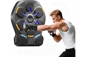 FBSPORT Music Boxing Machine, Smart Musik Boxen Machine mit Boxhandschuhen, Boxen Training Ausrüstung für Erwachsene Kinder, Boxmaschine mit Musik