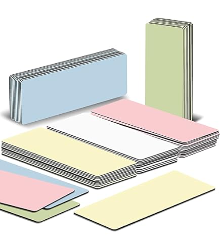 thumbnail image 2 of 60 PCS Magnetic Strips, Writable 60X20mm, Dry Erase Labels For Whiteboard, Magnetic Board 2 of 12