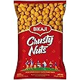 Bikaji Crusty Nuts 200g Pouch | Crispy & Crunchy | Mildly Spiced & Flavorful | Made with All Natural Ingredients | Product of India