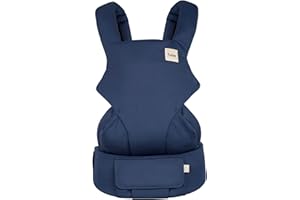 Tula Explore Mesh porte bébé des la naissance, porte bébé 3 en 1, face route, porte bebe dorsal (3.2-20.4 kg), Indigo