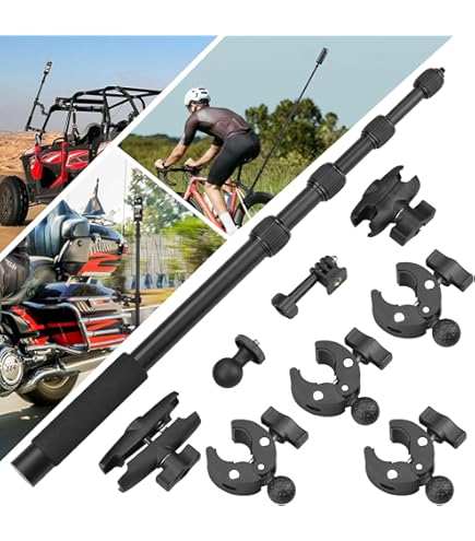 Support de montage horizontal l gant pour appareil photo Insta360 X4 alliage