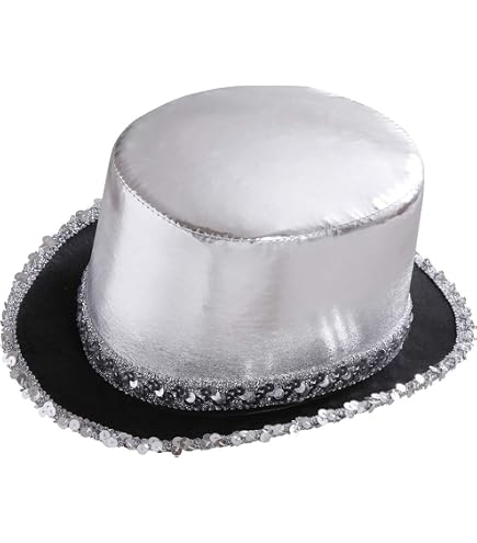 Mini Chapeau Haut de Forme Rayé en 3 coloris Différents Mini Chapeau Haut de Forme Rayé en 3 coloris Différents