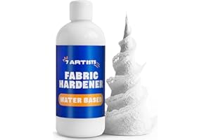 7 Artists Durcisseur Textile 500 ml Durcisseur Dentelle | Fabric Booster | Colle Macramé | Durcisseur Macramé | Durcisseur Tissu | Fabric Stiffener | Fixateur Macramé | Colle Amidon | Textil Fix