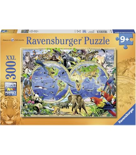 Puzzle 300 pièces XXL : Le selfie des animaux sauvages - Ravensburger - Rue des Puzzles