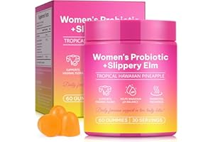 BOIUOITI Vaginal Probiotics Gummies for Women 60 Count - Natural Feminine Vaginal Health Supplement for pH Balance, Odor Control, Yeast Balance, Flora & Immune Support - Vegan, Gluten-Free - Tasty Pineapple