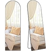 Specchio Da Terra Regolabile NeuType 163x54cm - Nero, Figura Intera Con Supporto In Alluminio - Foto 9