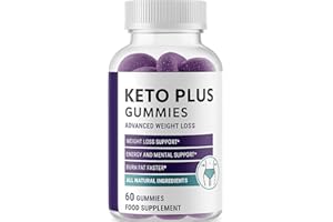 Keto Plus Gummies Advance Weight Loss Support - Powerful Natural Ingredients/New & Sealed - 60 Gummies/Dido Extreme Supplements