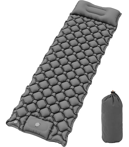 Materasso Da Campeggio Autogonfiante YITAHOME - 195x120 Cm, Ultraleggero, Impermeabile, Con Pompa Integrata E Cuscino