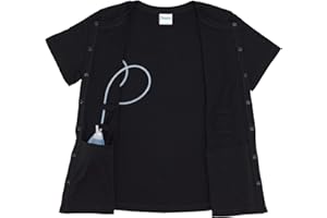 Renova Medical Wear Mastectomy Recovery Shirt with Drain Pockets