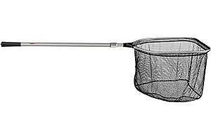 sera epuisette pour Poissons de Bassin sera Pond Grand modèle | capturer Les Grands Poissons en sécurité | Longueur 220 cm | Filet 60 x 50 cm | avec Manche télescopique