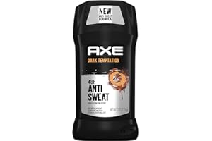 AXE Déodorant anti-transpirant Dark Temptation - Solide à application sèche invisible - Aussi irrésistible que le chocolat - 75 g (Lot de 6)