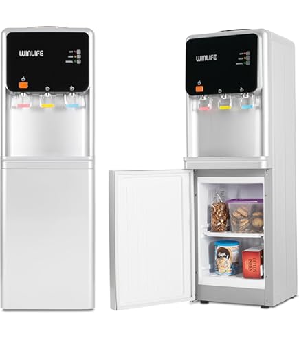 GQQDDD Wasserspender Gold - Heiß & Kaltwasser Für Zuhause Mit Bodenbeladung