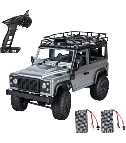 Goolsky MN-D90 Rock Crawler RC 1/12 4WD Jaune - Camion Télécommandé Tout-Terrain Avec Lumières